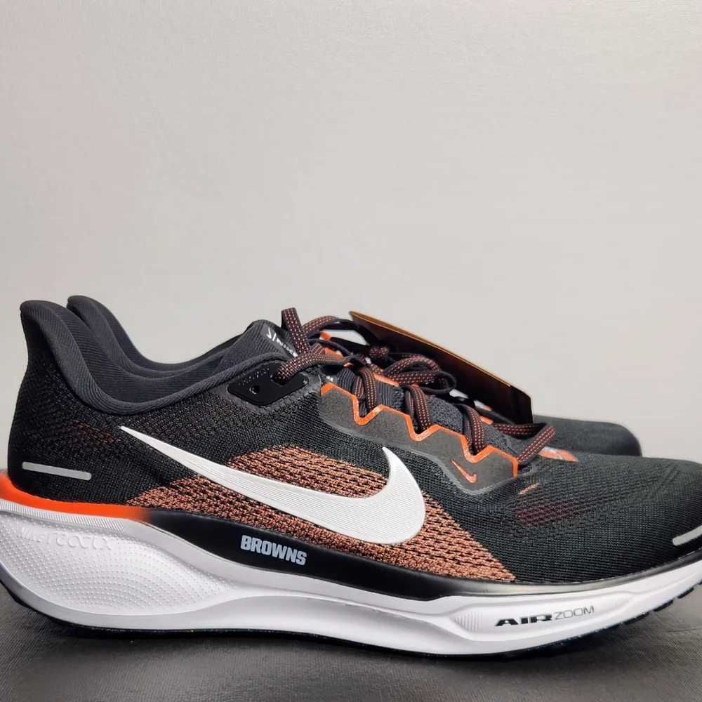 Nike Air Zoom Pegasus 41 Cleveland Browns Running Shoes FZ5075-001 Men 13